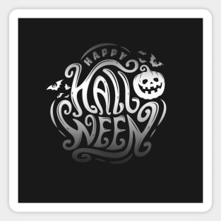 Gothic Graffiti Happy Halloween Magnet